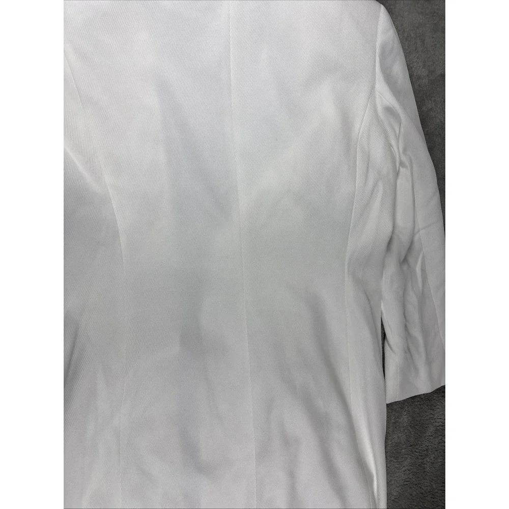 John Meyer Collection Collarless‎ Coat Cream Women's Size 18 New